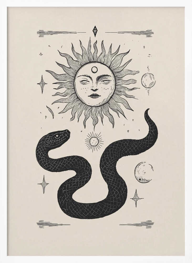 Mystical Sun and Snake Pictufy Studio IV