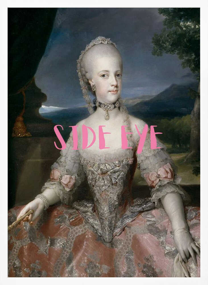Elegant Noblewoman Portrait Art Print UK — Portrait Elegant Wall Art — Living Room — Wall It All Prints