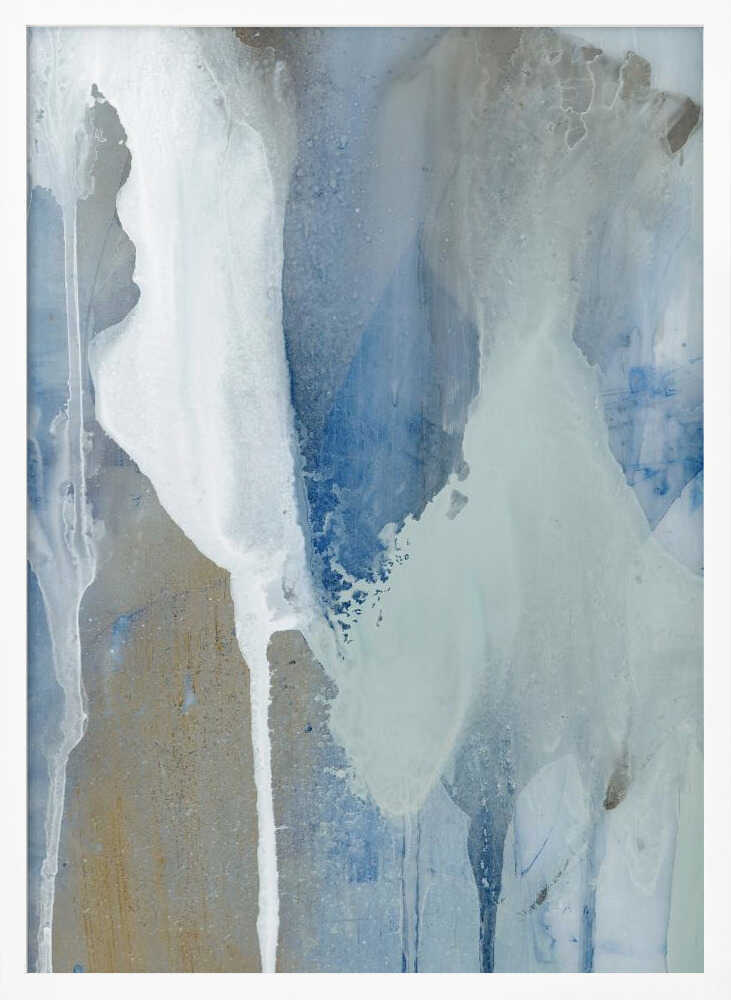 Ethereal Wavescape Art Print UK — Abstract Calm Wall Art — Bedroom — Wall It All Prints