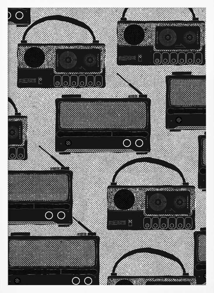 Vintage Radios Pattern