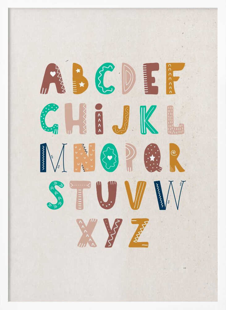 Playful Boho Alphabet