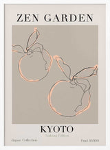 Serene Oranges Art Print UK — Japanese Minimal Wall Art — Kitchen — Wall It All Prints