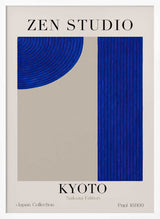 Kyoto Blue Harmony Art Print UK — Japanese Calm Wall Art — Bedroom — Wall It All Prints