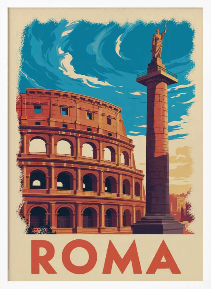 Rome Colosseum Column Andreas Magnusson
