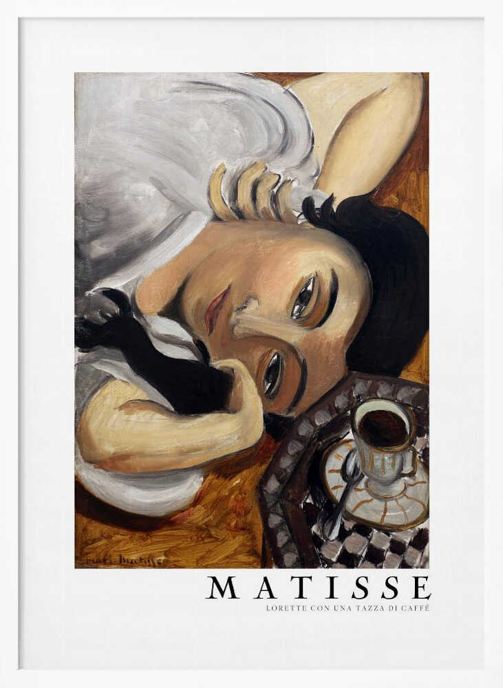 Lorette Con Una Tazza Di Caffe 1916 Boarder Henri Matisse