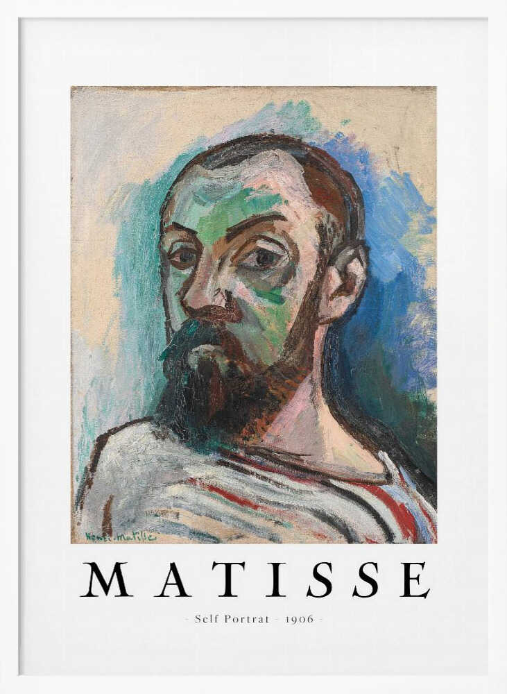 Self Portrait 1906 Poster Henri Matisse