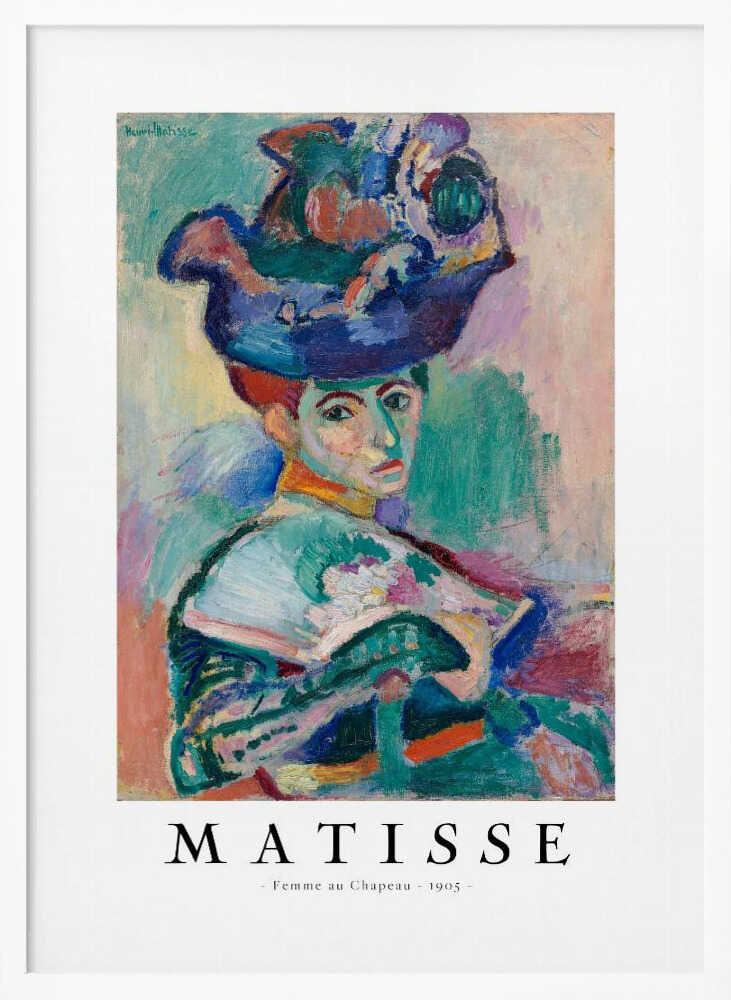 Woman With Hat 1905 Henri Matisse