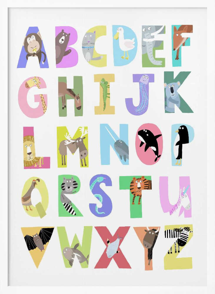 Playful Animal Alphabet