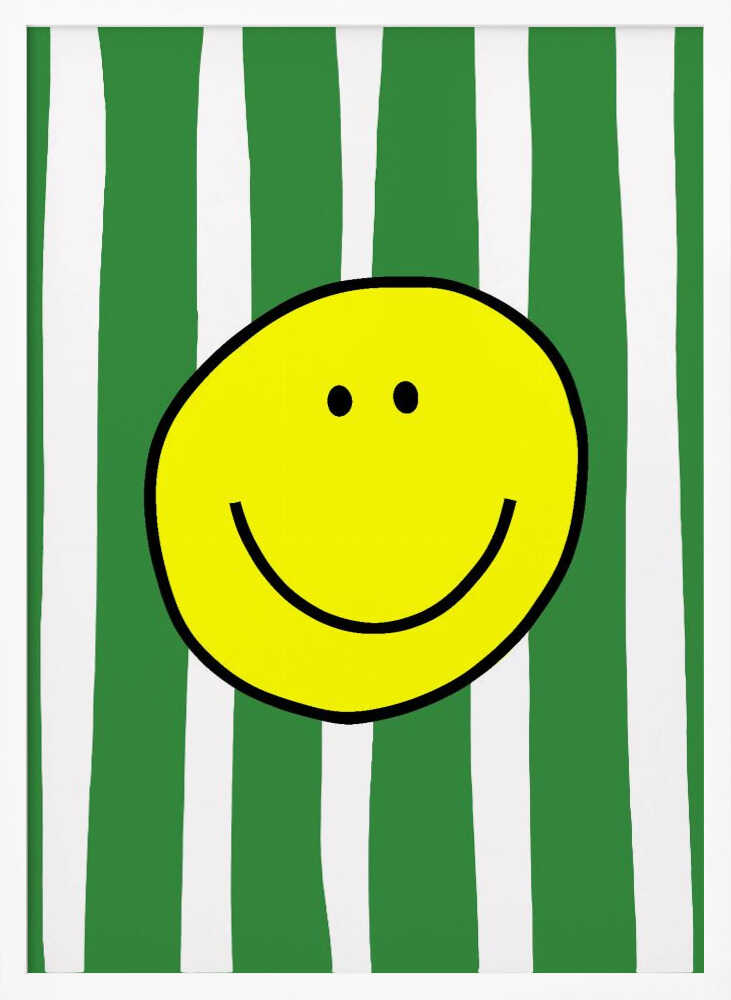 Smile Art Print UK — Portrait Fresh Wall Art — Bedroom — Wall It All Prints