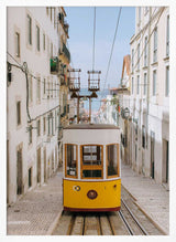 Iconic Lisbon Street Tram Art Print UK — Vintage Vibrant Wall Art — Living Room — Wall It All Prints