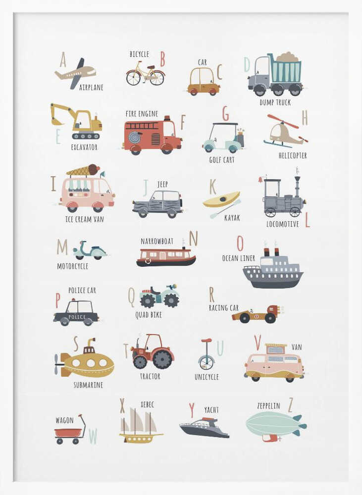 Transportation ABC Fun Marta Munte