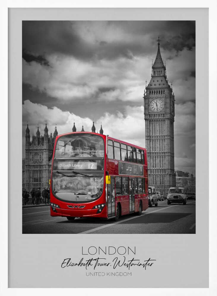 London Red Bus Big Ben Melanie Viola
