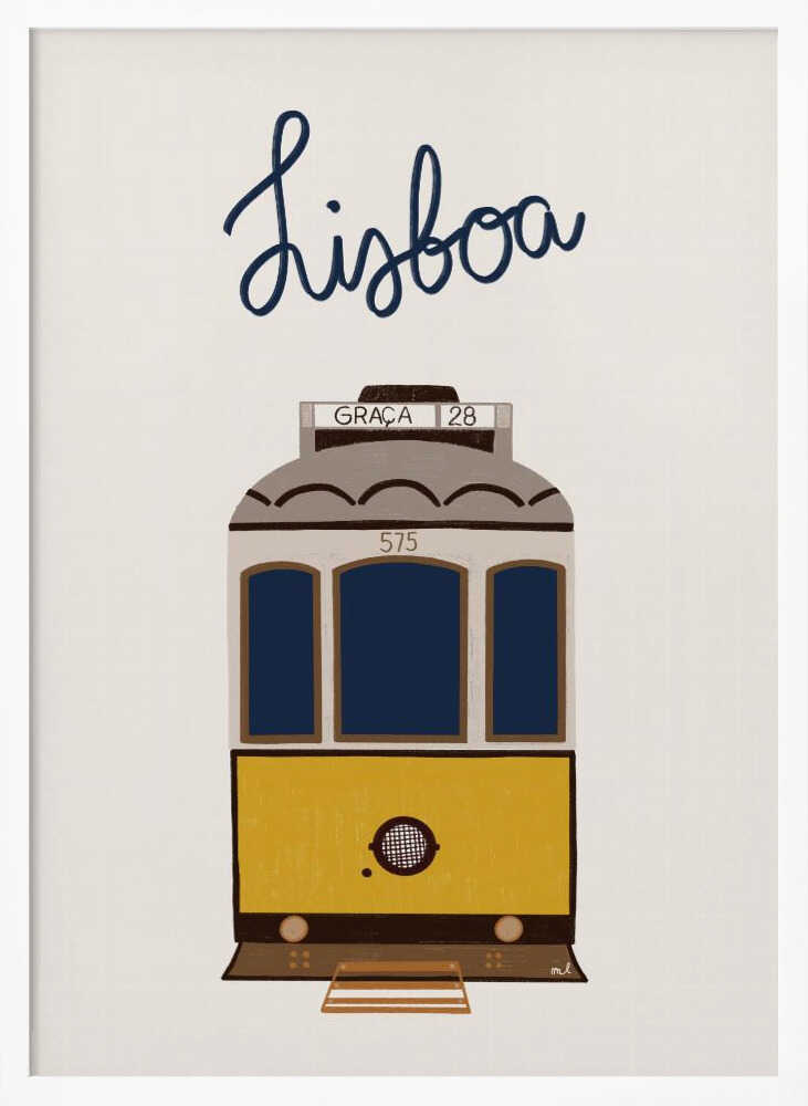 Iconic Lisbon Tram Menina Lisboa