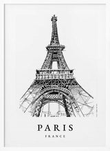Eiffel Tower Paris Sketch Awol Art Alex