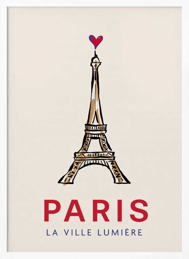 Paris Eiffel Heart Rio Soléy
