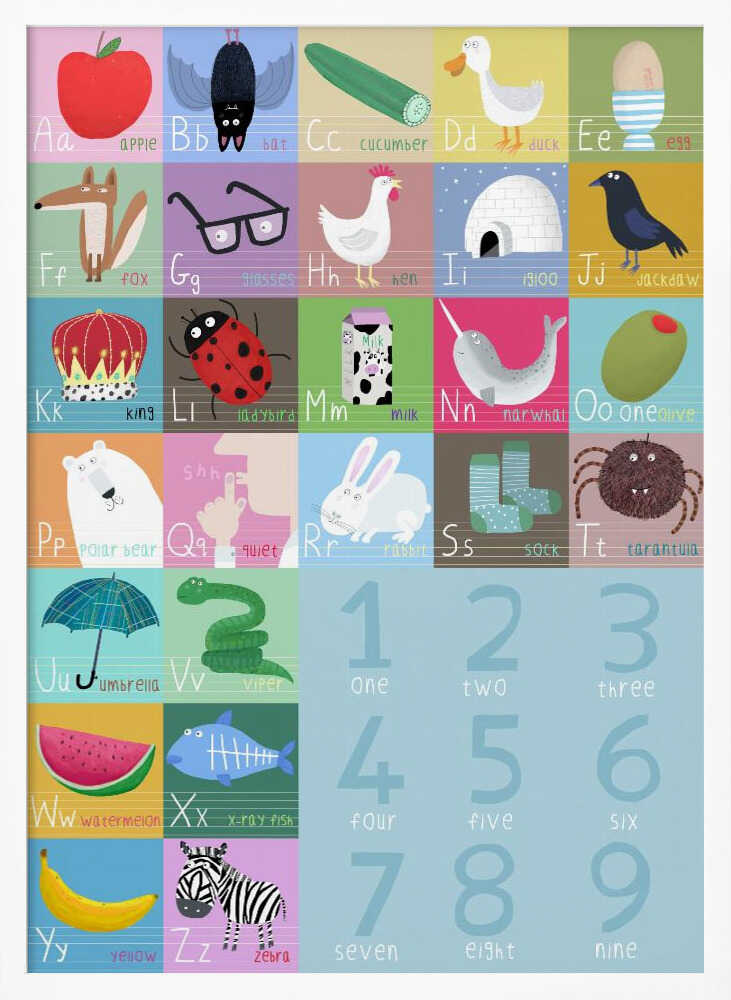 Playful Alphabet Animals