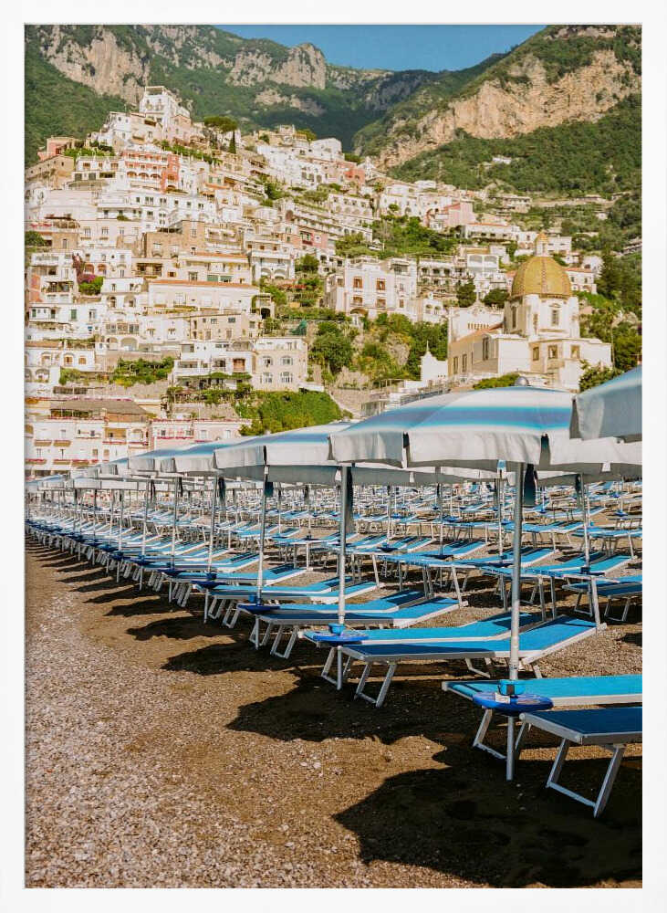 Positano Beach Umbrellas Bethany Young