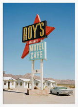 Vintage Desert Motel Sign Art Print UK — Landscape Vibrant Wall Art — Living Room — Wall It All Prints