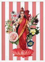 Goddess Lakshmi Floral Marja van den Hurk
