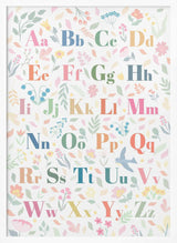 Pastel Floral Alphabet