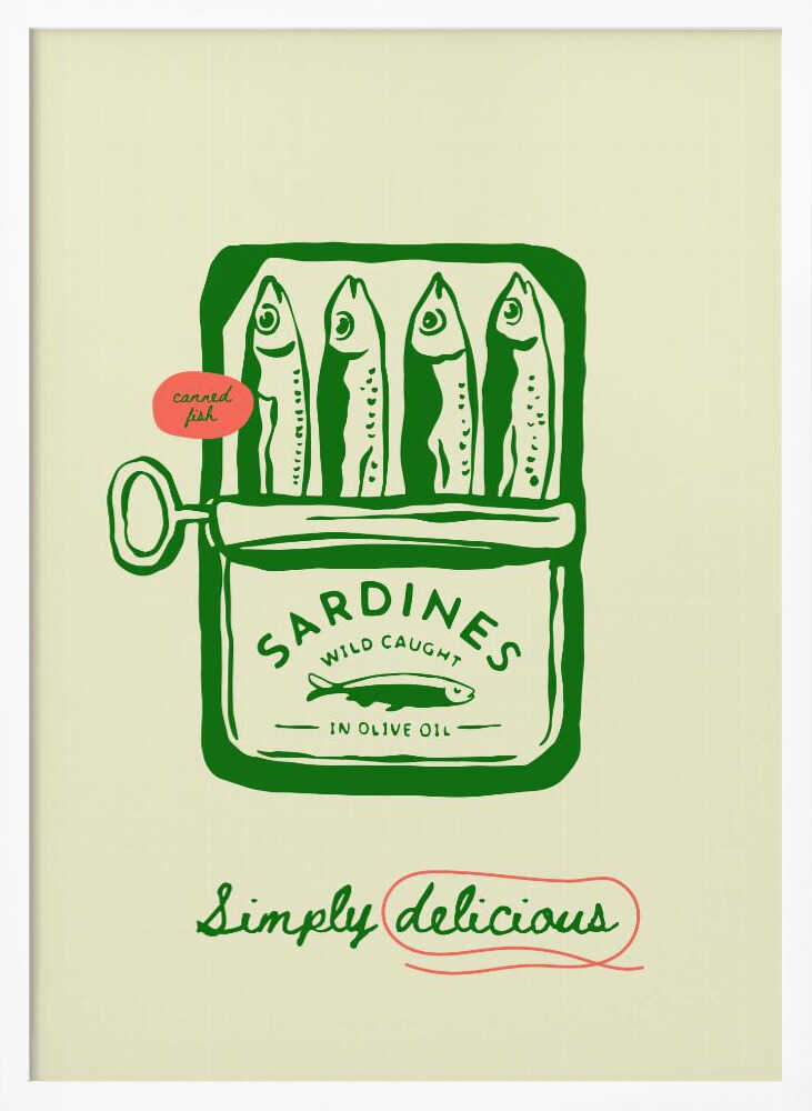 Summercollectionno32 Art Print UK — Vintage Minimal Wall Art — Kitchen — Wall It All Prints