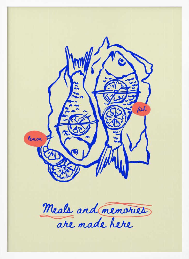 Summercollectionno34 Art Print UK — Food Fresh Wall Art — Kitchen — Wall It All Prints
