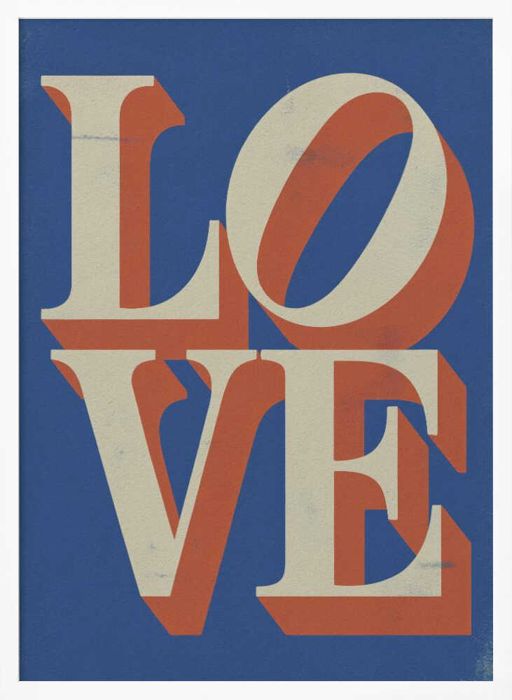 Retro Love Word