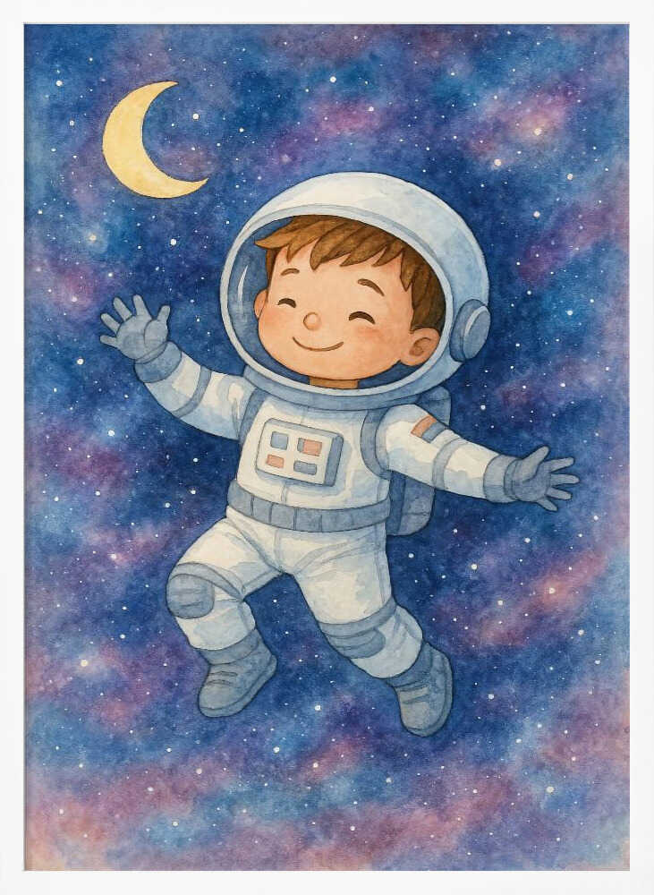 Smiling Astronaut Boy