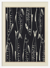 Graphic Sardine Pattern