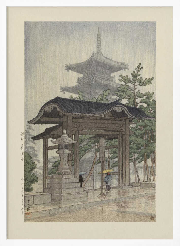 De Zensetsu Tempel In Sanshu (1937)