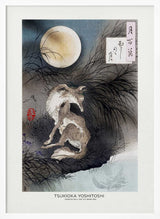 Japanese Wolf and the Moon (1892)