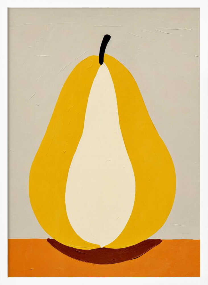 Pear Art Print UK — Botanical Vibrant Wall Art — Kitchen — Wall It All Prints