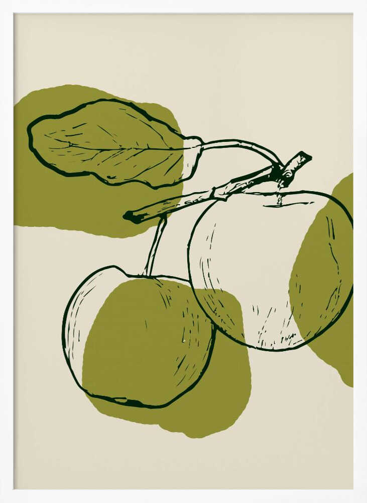 Applesno04 Art Print UK — Botanical Calm Wall Art — Kitchen — Wall It All Prints