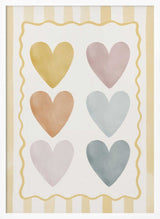 Soft Pastel Hearts