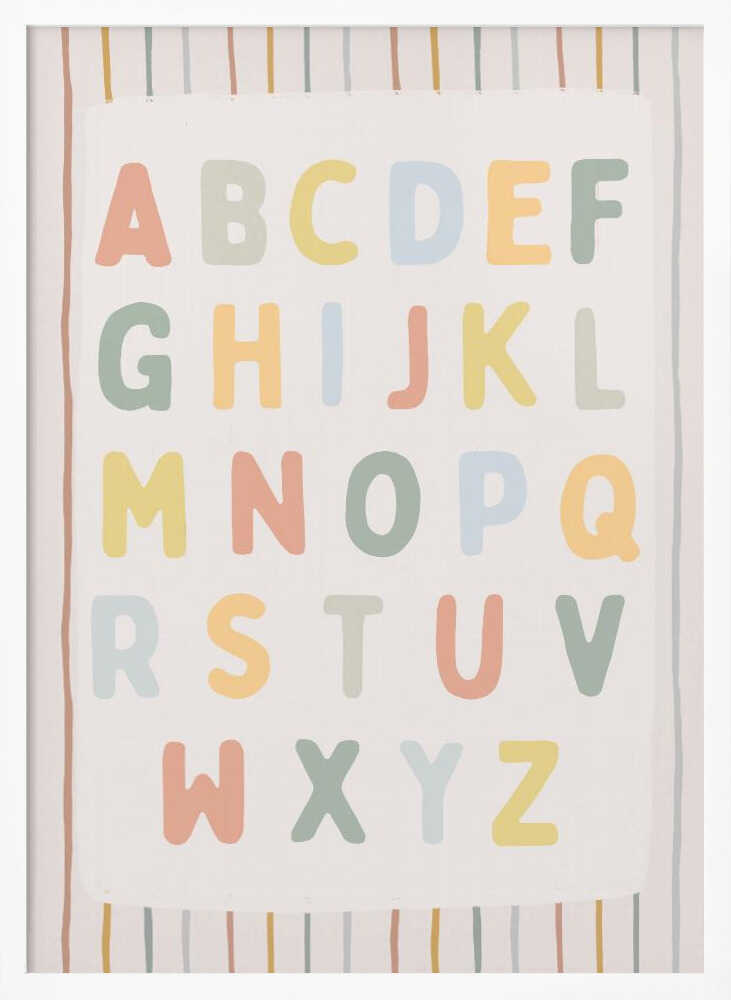 Playful Pastel Alphabet