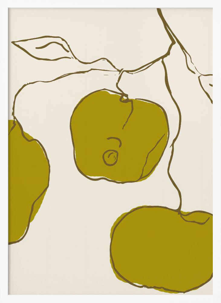 Applesno06 Art Print UK — Botanical Minimal Wall Art — Kitchen — Wall It All Prints