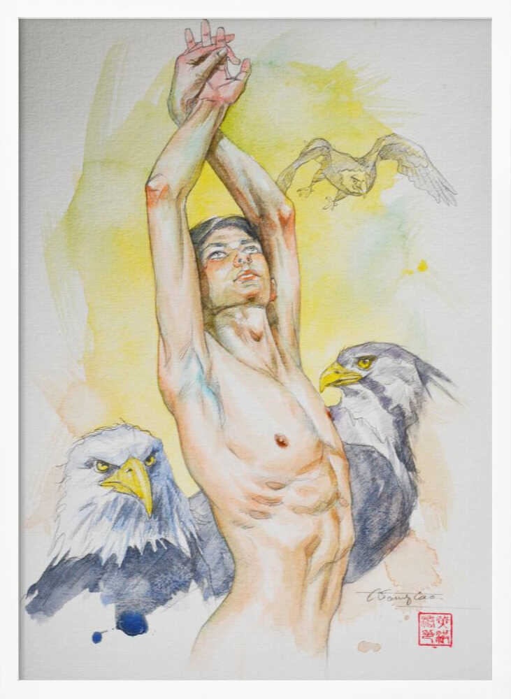 Uplifted Spirit Wild Eagles Hongtao Huang