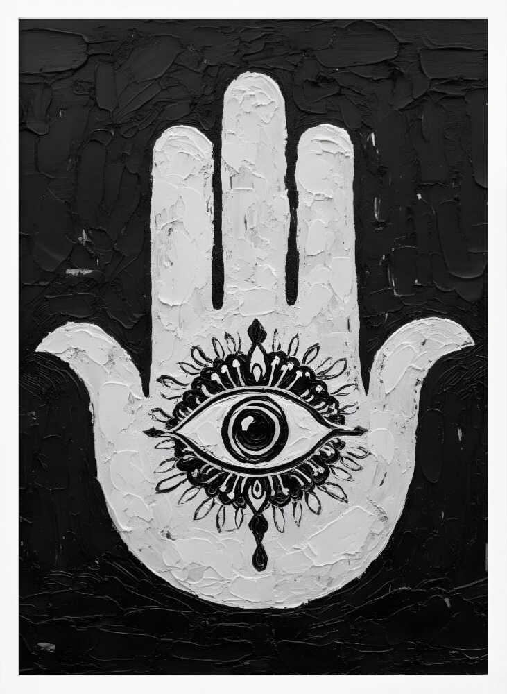 Hamsa Hand Reactive Evil Eye HUGO