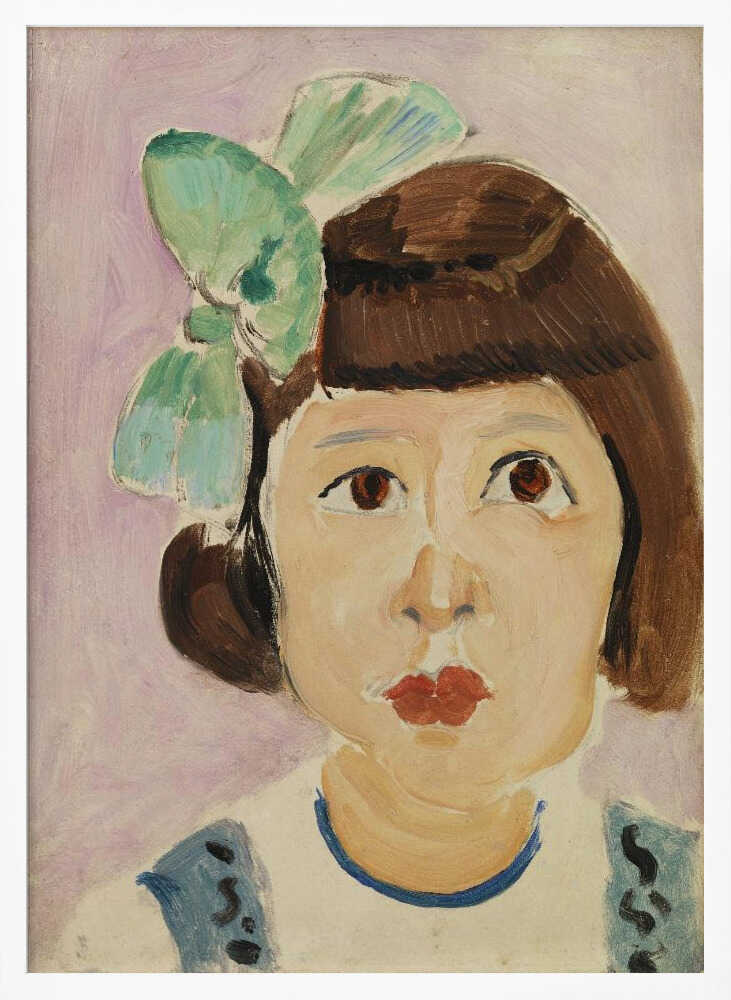 Henri Matisse's Head of a Young Girl (tête De Fillette) (1917) Henri Matisse