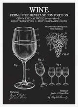 Vintage Wine Patent Drawing