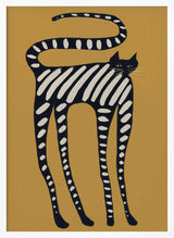 Elegant Striped Cat