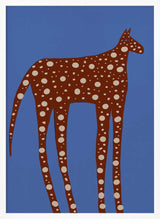 Spotted Long Legged Horse