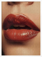 Glossy Red Lips