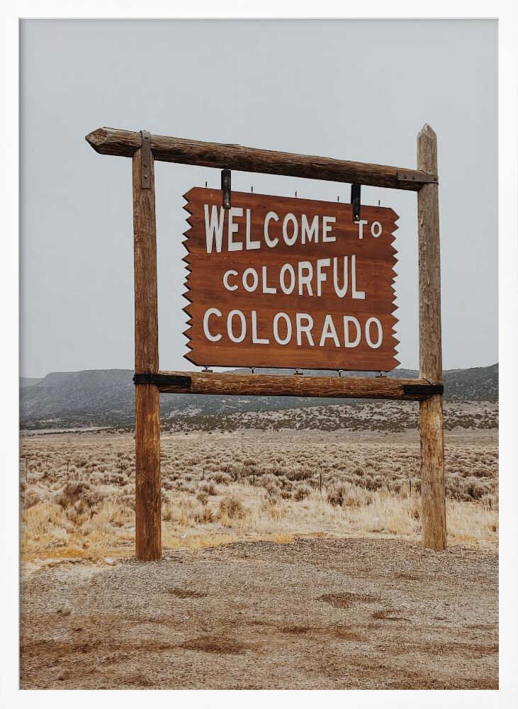 Colorful Colorado Welcome Del Mundo Imagery