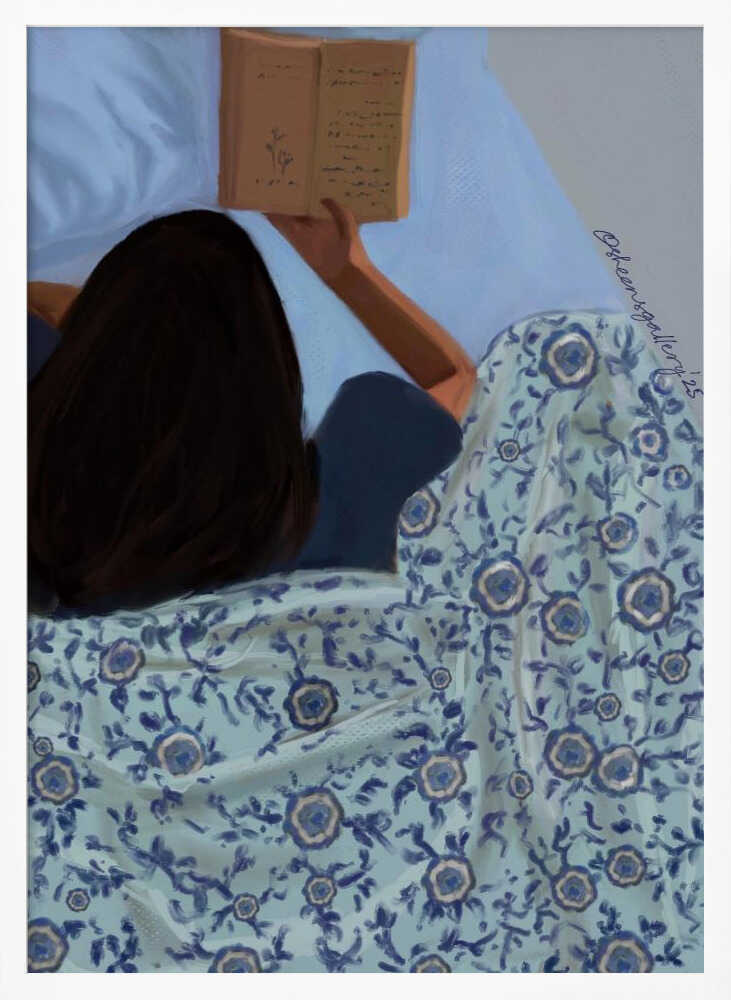 Cozy Reading In Bed
