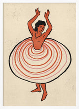 Vibrant Cancan Dancer