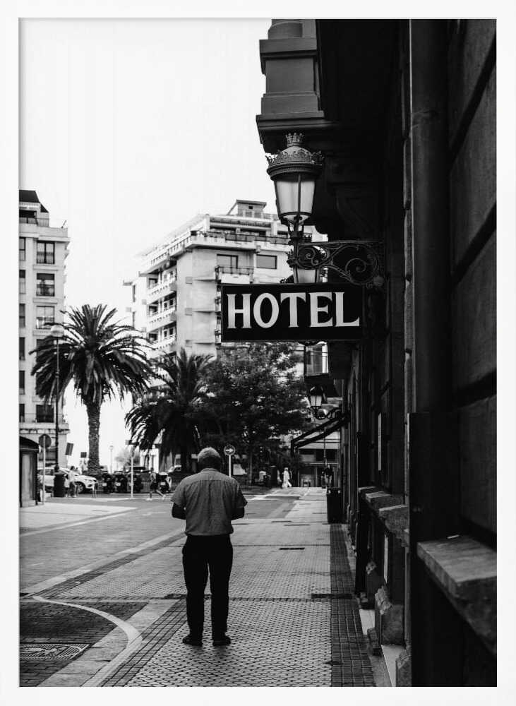 Man By City Hotel Aimee Giles
