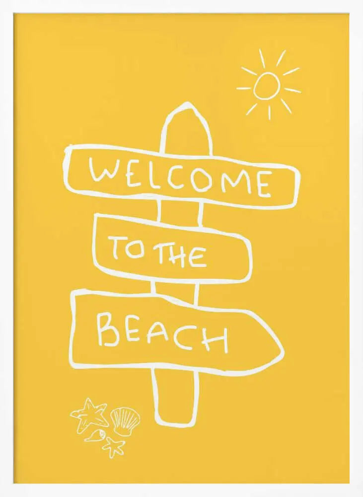 Welcome Beach Sign