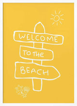 Welcome Beach Sign