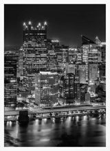 Pittsburgh Skyline Night Lights Melanie Viola
